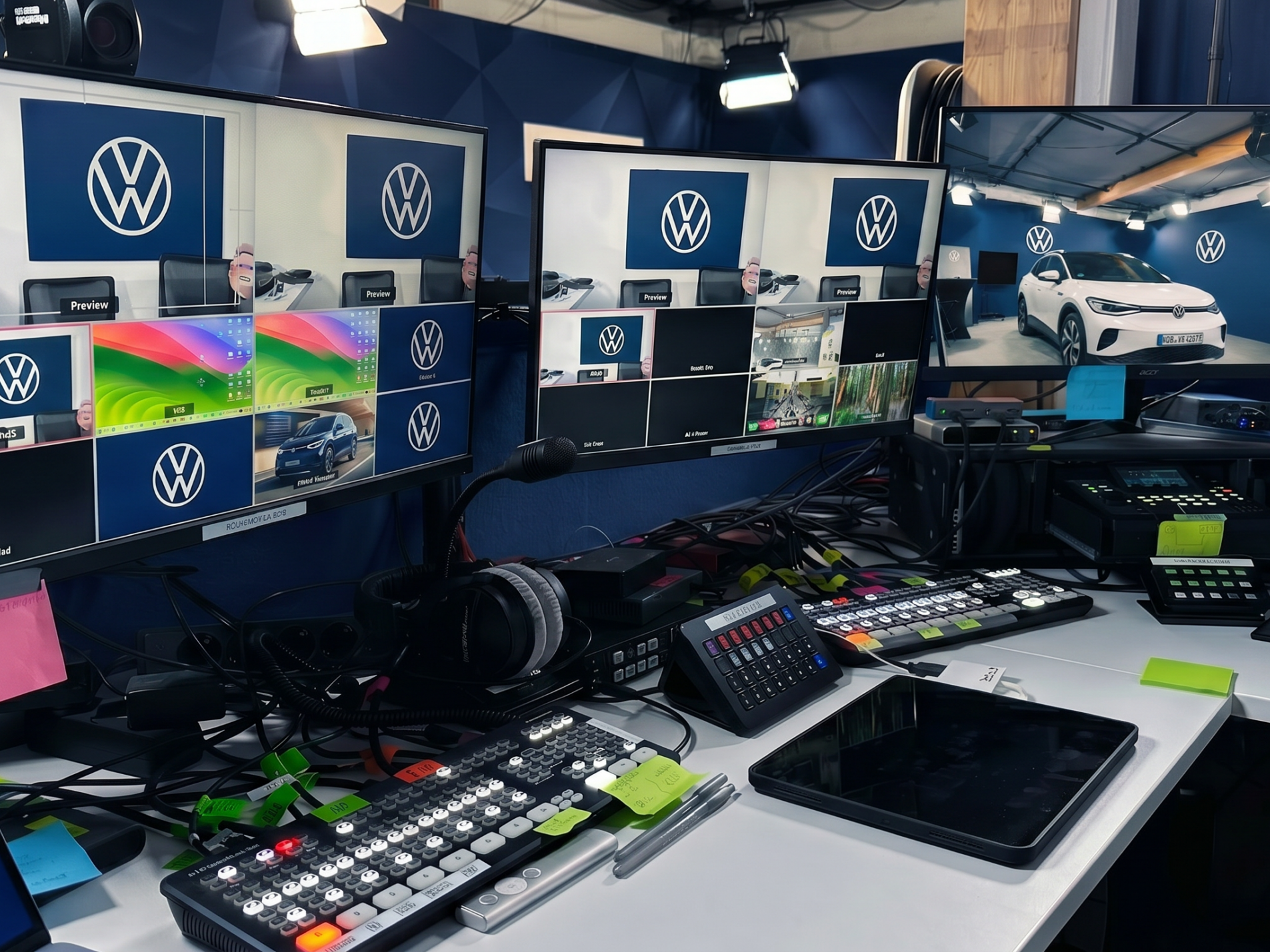 Livestream im Drive and Training Studio in Engelskirchen